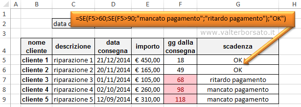 scadenziario excel